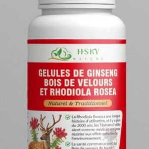 Gélules combinant ginseng et bois de velours