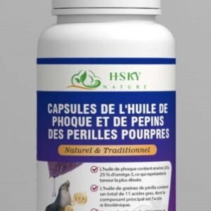 Capsules Huile de Phocque + Huile de Pépins de Périlla Pourpre