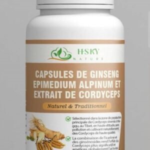 Capsules qui associent ginseng, epimedium et cordyceps