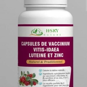 Capsules contenant Vaccinium, lutéine et zinc